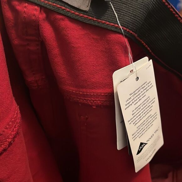 Torrid Sky High Skinny Jeans In Scarlett Wine Color Contemporary Feminine - Picture 12 of 16